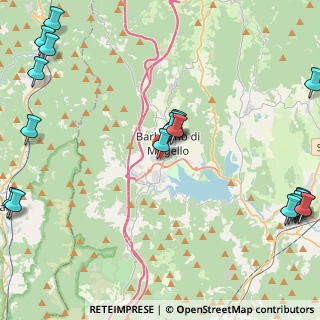 Mappa Via di Mezza Strada, 50031 Barberino di Mugello FI, Italia (6.462)