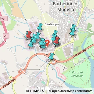 Mappa Via di Mezza Strada, 50031 Barberino di Mugello FI, Italia (0.3055)
