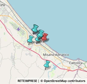 Mappa Zona 55, 47838 Riccione RN, Italia (1.87455)