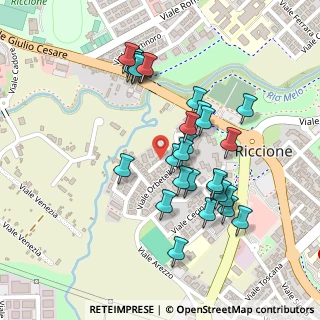 Mappa Via Orbetello, 47838 Riccione RN, Italia (0.22828)
