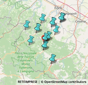 Mappa Via Palazzina, 47010 Galeata FC, Italia (10.42105)