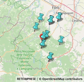 Mappa Via Palazzina, 47010 Galeata FC, Italia (10.86)