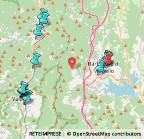 Mappa Via Pulica, 50031 Barberino di Mugello FI, Italia (5.19)