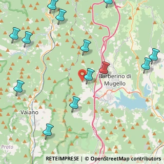 Mappa Via Pulica, 50031 Barberino di Mugello FI, Italia (5.88769)