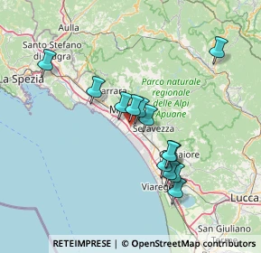 Mappa 54038 Capanne-Prato-Cinquale MS, Italia (12.91923)