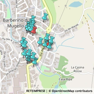 Mappa Viale del Lavoro, 50031 Barberino di Mugello FI, Italia (0.2425)