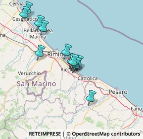 Mappa Viale Buozzi, 47838 Riccione RN, Italia (12.45667)