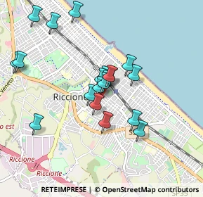 Mappa Viale Buozzi, 47838 Riccione RN, Italia (0.7975)