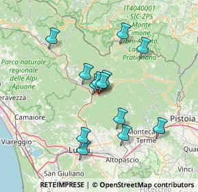 Mappa Via Di Lugliano, 55022 Bagni di Lucca LU, Italia (12.42769)