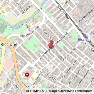 Mappa Viale M. Ceccarini, 110, 47036 Riccione, Rimini (Emilia Romagna)