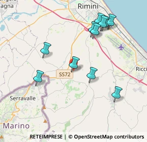 Mappa Via del Poggio, 47924 Rimini RN, Italia (4.13)