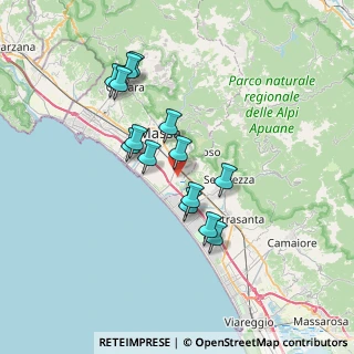 Mappa Via Pero, 54038 Capanne-Prato-Cinquale MS, Italia (6.24786)