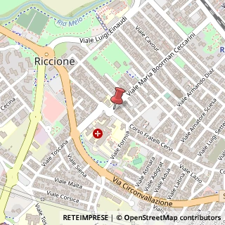 Mappa Viale Maria Ceccarini, 225, 47838 Riccione, Rimini (Emilia Romagna)