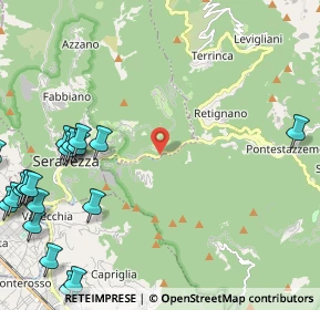 Mappa Via Zarra 320 Località Argentiera, 55047 Seravezza LU, Italia (3.3235)