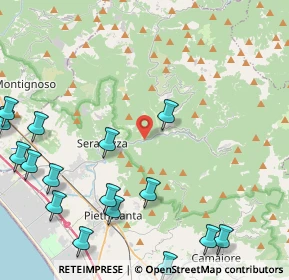 Mappa Via Zarra 320 Località Argentiera, 55047 Seravezza LU, Italia (6.24706)