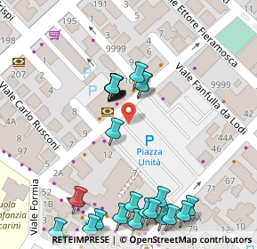 Mappa Via Ruffini 13 - Piazza Unità, 47838 Riccione RN, Italia (0.056)