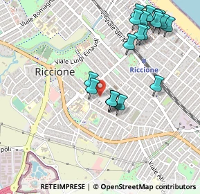 Mappa Via Ruffini 13 - Piazza Unità, 47838 Riccione RN, Italia (0.5715)