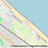 Mapa Riccione