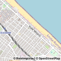 Mapa Riccione