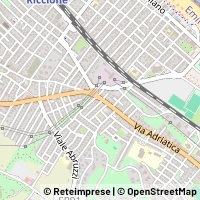 Mapa Riccione