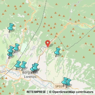 Mappa Viale Fratelli Rosselli, 50032 Borgo San Lorenzo FI, Italia (6.40167)