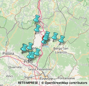 Mappa Via Giuseppe di Vittorio, 50031 Barberino di Mugello FI, Italia (10.81692)