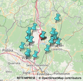 Mappa Via Bruno Buozzi, 50031 Barberino di Mugello FI, Italia (10.2255)