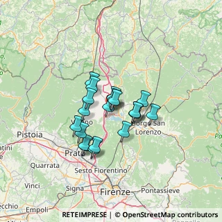 Mappa Via Giuseppe di Vittorio, 50031 Barberino di Mugello FI, Italia (9.5845)