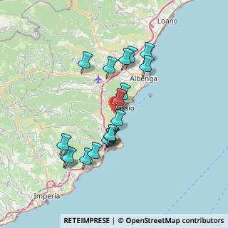 Mappa Str. Consorzile Simone Salada, 17021 Alassio SV, Italia (6.76111)