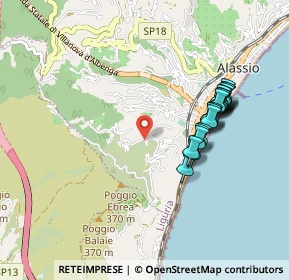 Mappa Str. Consorzile Simone Salada, 17021 Alassio SV, Italia (0.908)