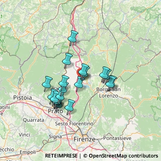 Mappa Via del Tabernacolo, 50031 Barberino di Mugello FI, Italia (12.312)