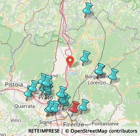 Mappa Via del Tabernacolo, 50031 Barberino di Mugello FI, Italia (18.8835)