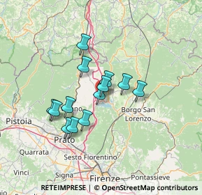 Mappa Angolo, 50031 Barberino di Mugello FI, Italia (10.78769)