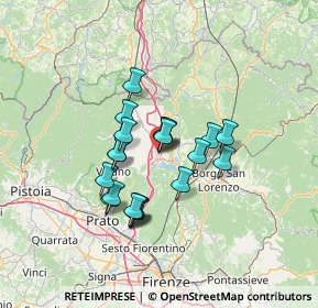 Mappa Piazza Camillo Benso di Cavour, 50031 Barberino di Mugello FI, Italia (10.6215)
