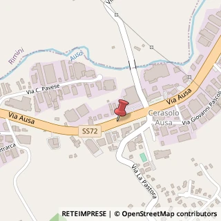 Mappa Via Ausa, 84, 47853 Coriano, Rimini (Emilia Romagna)
