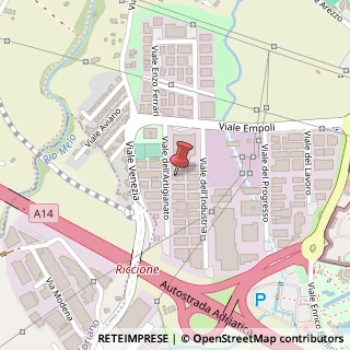 Mappa Viale dell'Artigianato, 9, 47838 Riccione, Rimini (Emilia Romagna)