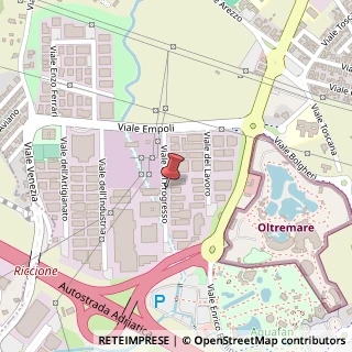 Mappa Viale del Progresso, 11, 47838 Riccione, Rimini (Emilia Romagna)