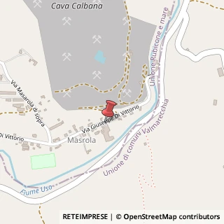 Mappa via G. di vittorio, 21, 47030 Borghi, Forlì-Cesena (Emilia Romagna)