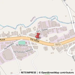 Mappa Via ausa 76, 47853 Coriano, Rimini (Emilia Romagna)