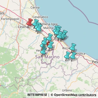 Mappa Via Consorziale, 47923 Rimini RN, Italia (11.23667)