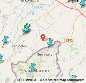 Mappa Via Consorziale, 47923 Rimini RN, Italia (7.4255)