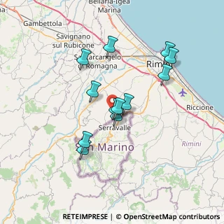 Mappa Via Consorziale, 47923 Rimini RN, Italia (6.265)