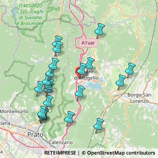 Mappa Via Camoggiano, 50031 Barberino di Mugello FI, Italia (8.661)
