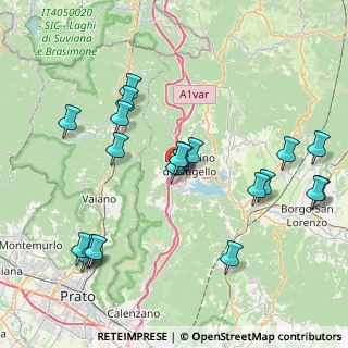 Mappa Via Camoggiano, 50031 Barberino di Mugello FI, Italia (9.0045)