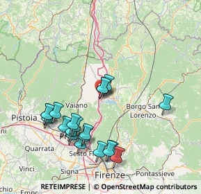 Mappa Via Camoggiano, 50031 Barberino di Mugello FI, Italia (16.2625)
