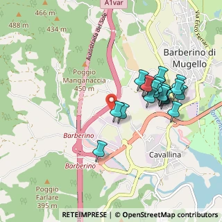 Mappa Via Camoggiano, 50031 Barberino di Mugello FI, Italia (0.8905)