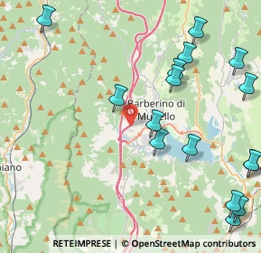 Mappa Via Camoggiano, 50031 Barberino di Mugello FI, Italia (6.2735)