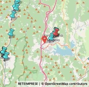 Mappa Via Camoggiano, 50031 Barberino di Mugello FI, Italia (6.479)