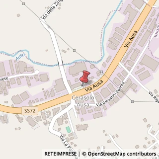 Mappa Via Ausa, 70, 47853 Coriano, Rimini (Emilia Romagna)