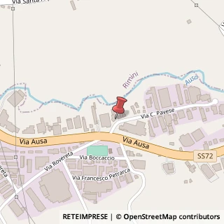 Mappa Via C. Pavese, 7, 47853 Coriano, Rimini (Emilia Romagna)